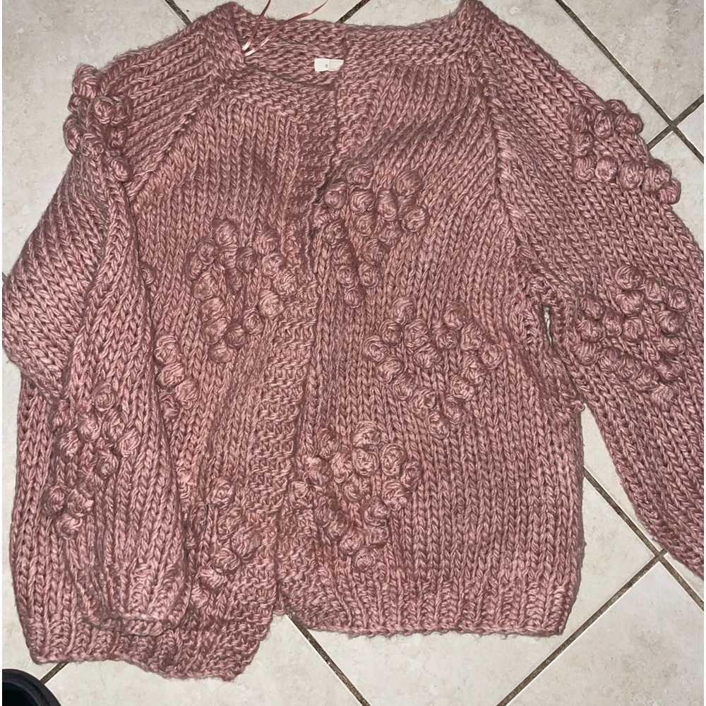 Pink size 3x cardigan.